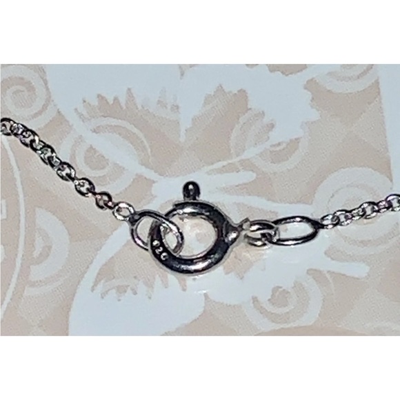 1Ct. Emerald Solitaire Pendant 18" Chain 14K White Gold Over 925 Silver Necklace - Picture 7 of 7